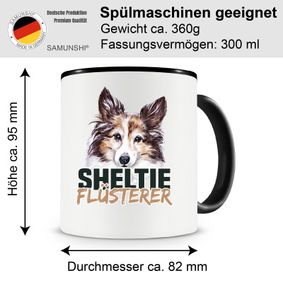 Tasse mit dem Motiv Sheltie Flsterer - Ansicht 2