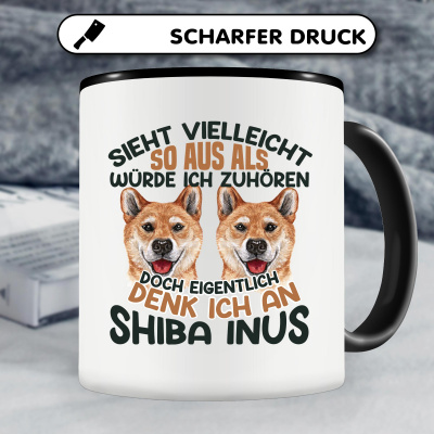 Tasse mit dem Motiv Sieht vielleicht so aus Shiba Inu - Ansicht 4