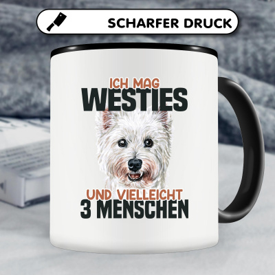 Tasse mit dem Motiv Ich mag Westies - Ansicht 4