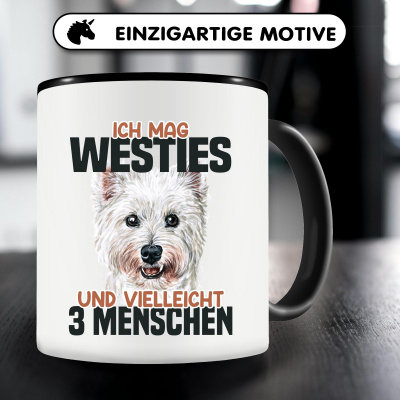 Tasse mit dem Motiv Ich mag Westies - Ansicht 5