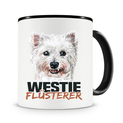Tasse mit dem Motiv Westie Flsterer