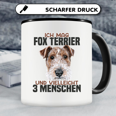 Tasse mit dem Motiv Ich mag Fox Terrier - Ansicht 4