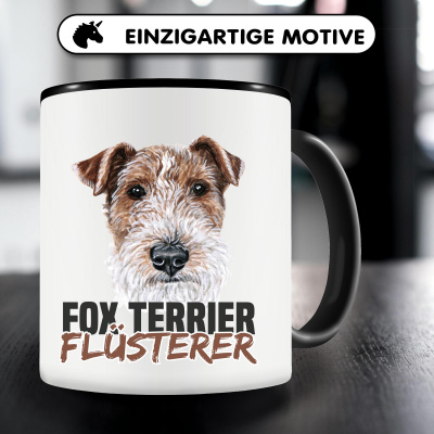 Tasse mit dem Motiv Fox Terrier Flsterer - Ansicht 5