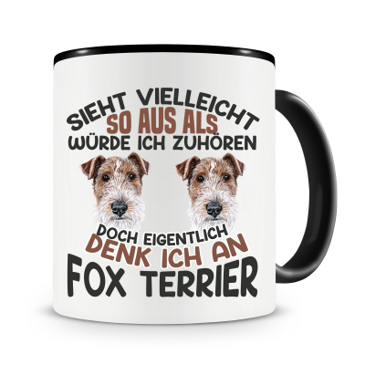 Tasse mit dem Motiv Sieht vielleicht so aus Fox Terrier