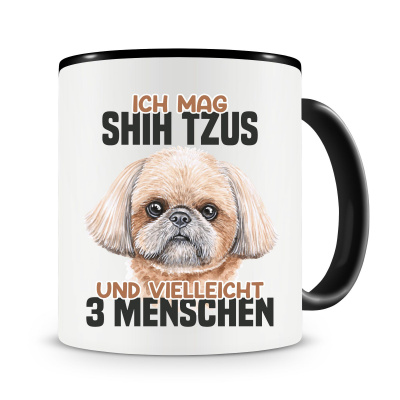 Tasse mit dem Motiv Ich mag Shih Tzus