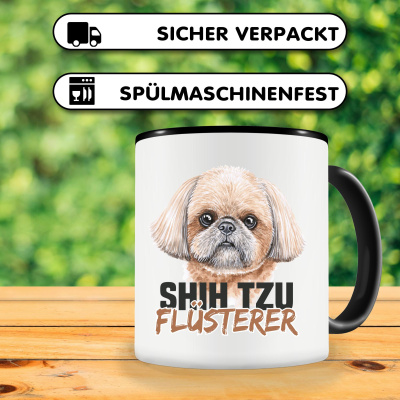 Tasse mit dem Motiv Shih Tzu Fl�sterer - Ansicht 3
