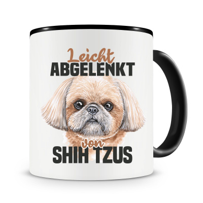 Tasse mit dem Motiv Leicht abgelenkt von Shih Tzu