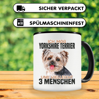 Tasse mit dem Motiv Ich mag Yorkshire Terrier - Ansicht 3