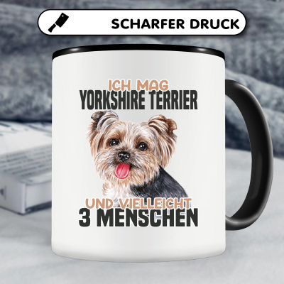 Tasse mit dem Motiv Ich mag Yorkshire Terrier - Ansicht 4
