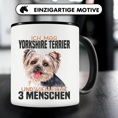 Tasse mit dem Motiv Ich mag Yorkshire Terrier - Ansicht 5