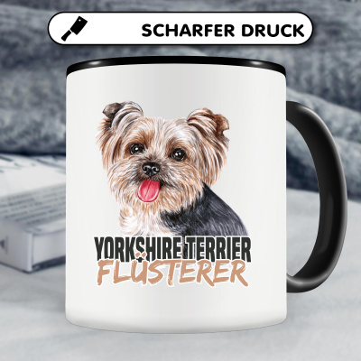Tasse mit dem Motiv Yorkshire Terrier Flsterer - Ansicht 4