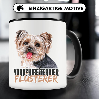 Tasse mit dem Motiv Yorkshire Terrier Flsterer - Ansicht 5