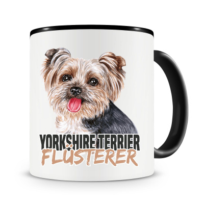 Tasse mit dem Motiv Yorkshire Terrier Flsterer