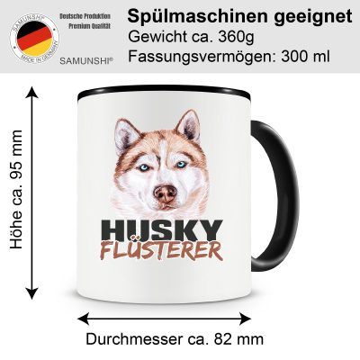 Tasse mit dem Motiv Husky Flsterer - Ansicht 2