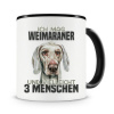 Tasse mit dem Motiv Ich mag Weimaraner