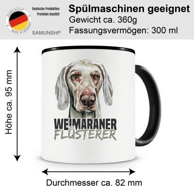 Tasse mit dem Motiv Weimaraner Flüsterer - Ansicht 2