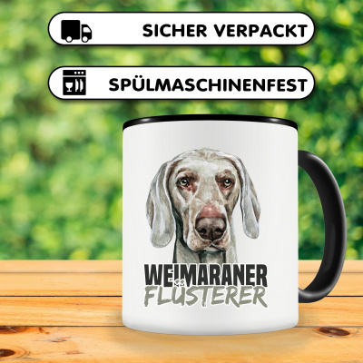 Tasse mit dem Motiv Weimaraner Flüsterer - Ansicht 3