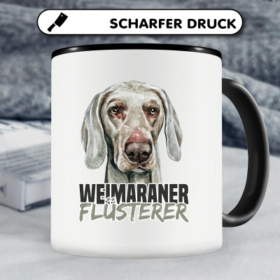 Tasse mit dem Motiv Weimaraner Flüsterer - Ansicht 4