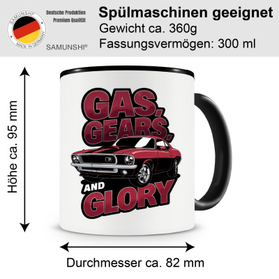 Tasse mit dem Motiv Gas Gear and Glory - Ansicht 2
