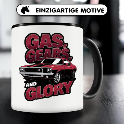 Tasse mit dem Motiv Gas Gear and Glory - Ansicht 3