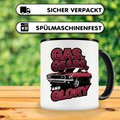Tasse mit dem Motiv Gas Gear and Glory - Ansicht 4