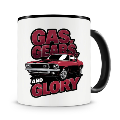 Tasse mit dem Motiv Gas Gear and Glory