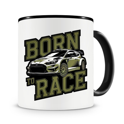 Tasse mit dem Motiv Born to Race