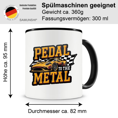 Tasse mit dem Motiv Pedal to the Metal - Ansicht 2