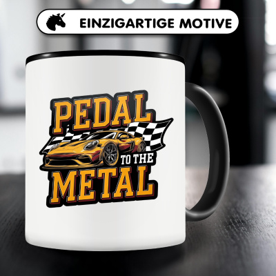 Tasse mit dem Motiv Pedal to the Metal - Ansicht 3