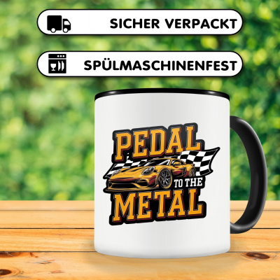 Tasse mit dem Motiv Pedal to the Metal - Ansicht 4