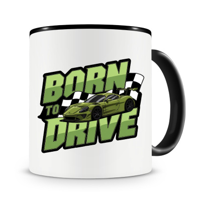 Tasse mit dem Motiv Born to Drive