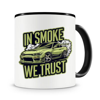 Tasse mit dem Motiv In Smoke we Trust