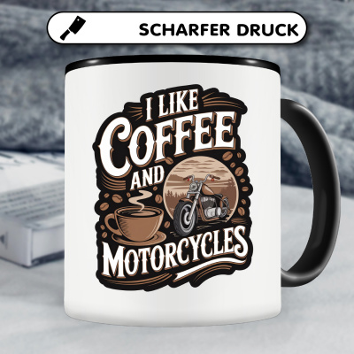 Tasse mit dem Motiv Coffee and Motorcycles - Ansicht 5