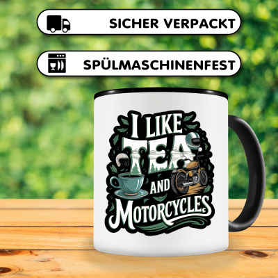 Tasse mit dem Motiv Tea and Motorcycles - Ansicht 4