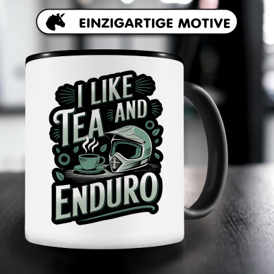 Tasse mit dem Motiv Tea and Enduro - Ansicht 3