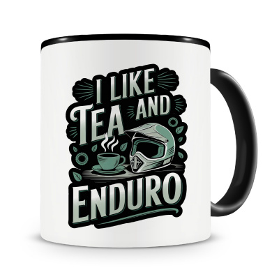 Tasse mit dem Motiv Tea and Enduro