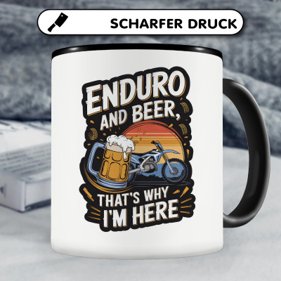 Tasse mit dem Motiv Enduro and Bear - Ansicht 5