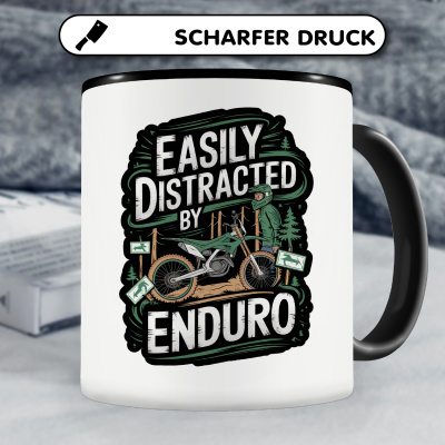Tasse mit dem Motiv Distracted By Enduro - Ansicht 5