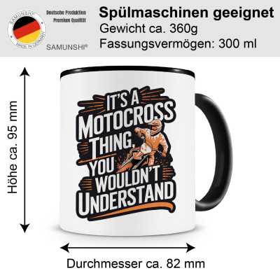 Tasse mit dem Motiv It's A Motocross Thing - Ansicht 2