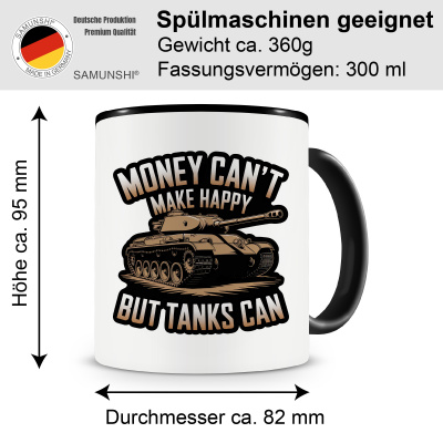 Tasse mit dem Motiv Distracted by Tanks - Ansicht 2