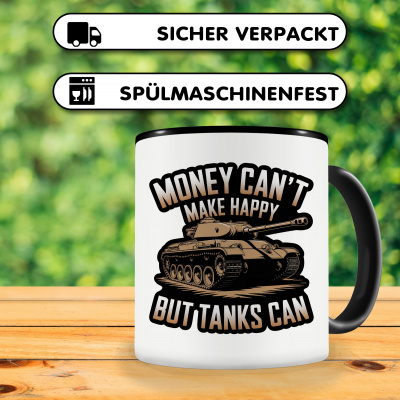 Tasse mit dem Motiv Distracted by Tanks - Ansicht 4