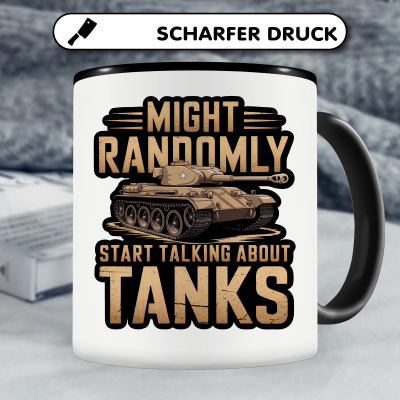 Tasse mit dem Motiv Talks about Tanks - Ansicht 5
