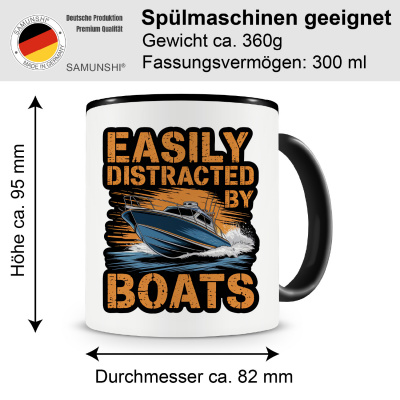 Tasse mit dem Motiv Distraceted by Boats - Ansicht 2