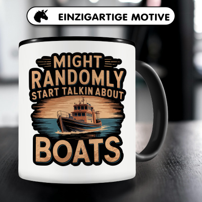 Tasse mit dem Motiv Might Talk About Boats - Ansicht 3