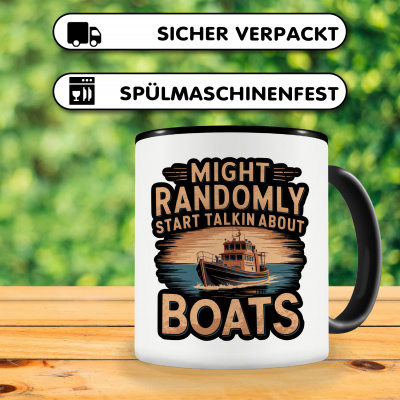 Tasse mit dem Motiv Might Talk About Boats - Ansicht 4