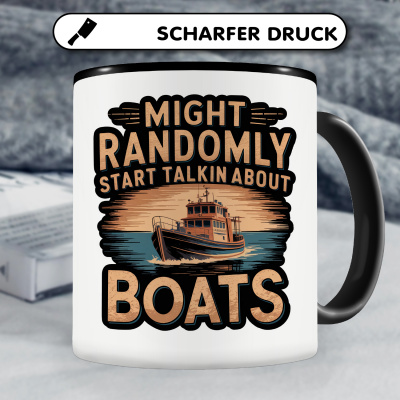 Tasse mit dem Motiv Might Talk About Boats - Ansicht 5