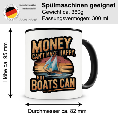 Tasse mit dem Motiv Boats make Happy - Ansicht 2