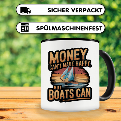 Tasse mit dem Motiv Boats make Happy - Ansicht 4