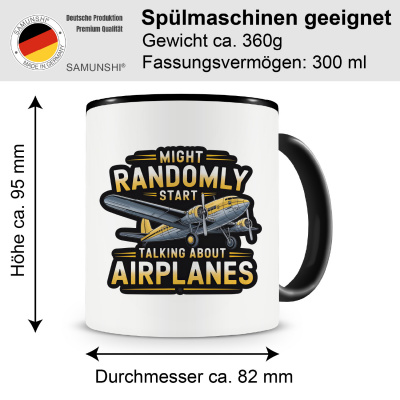 Tasse mit dem Motiv Starts talking about Planes - Ansicht 2