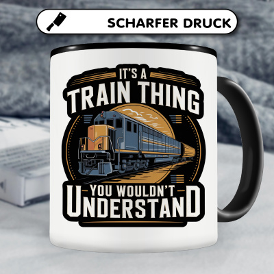 Tasse mit dem Motiv It's a Train Thing - Ansicht 5